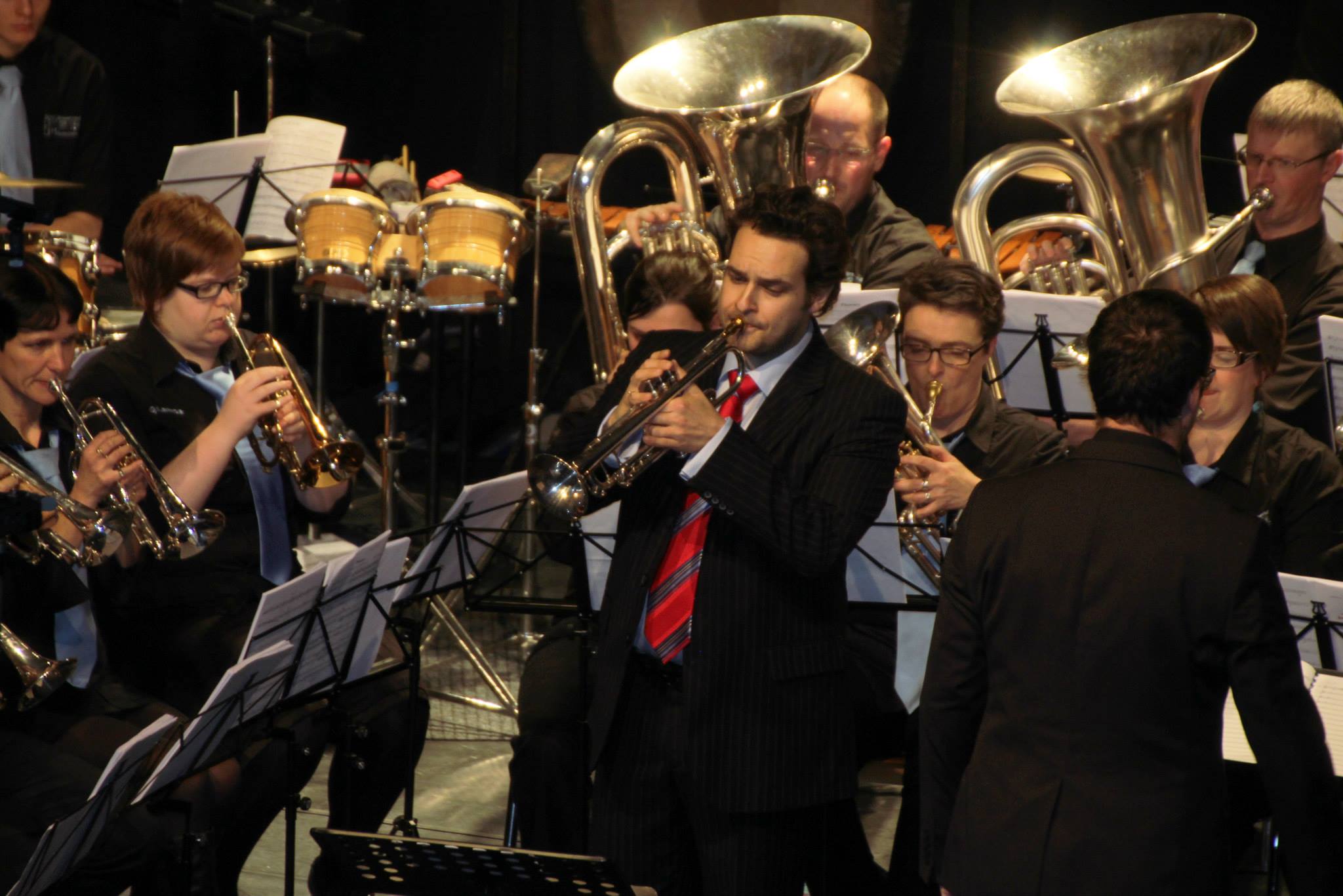 Brassband Hombeek met Simon Van Hoecke in 2014