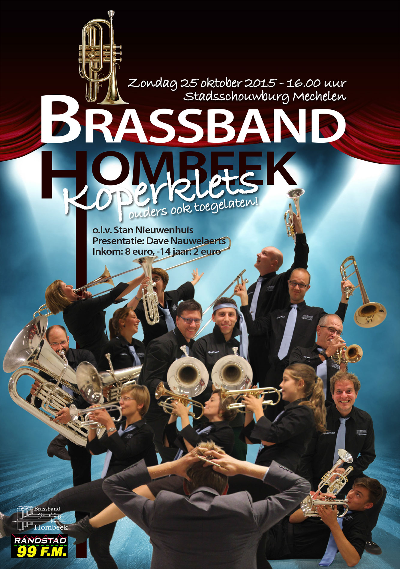 Brassband Hombeek - Koperklets 2015 - poster