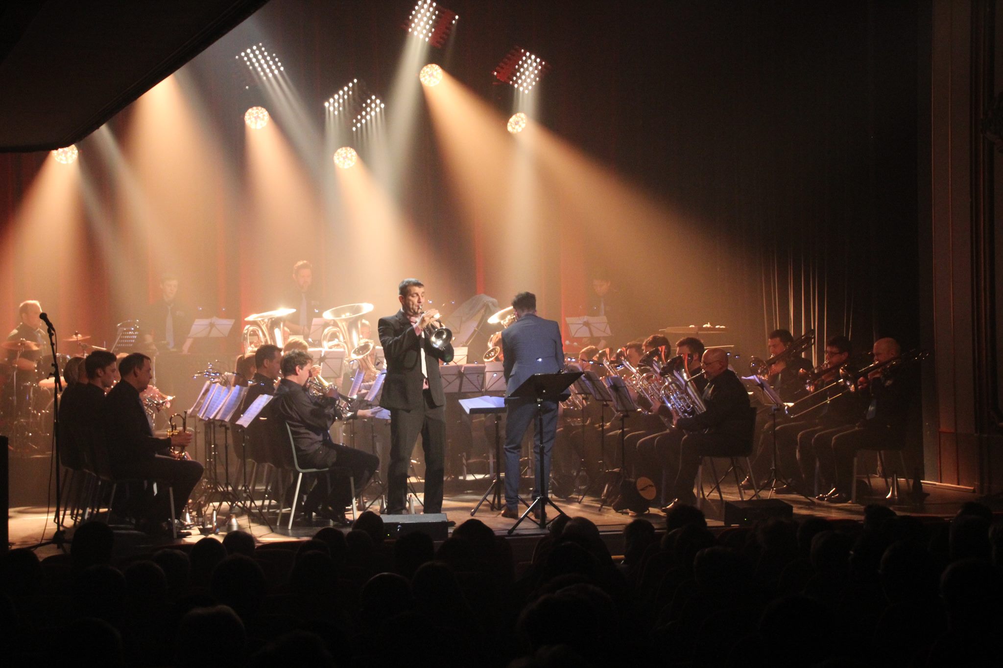 Brassband Hombeek met Sébastien Rousseau in 2017