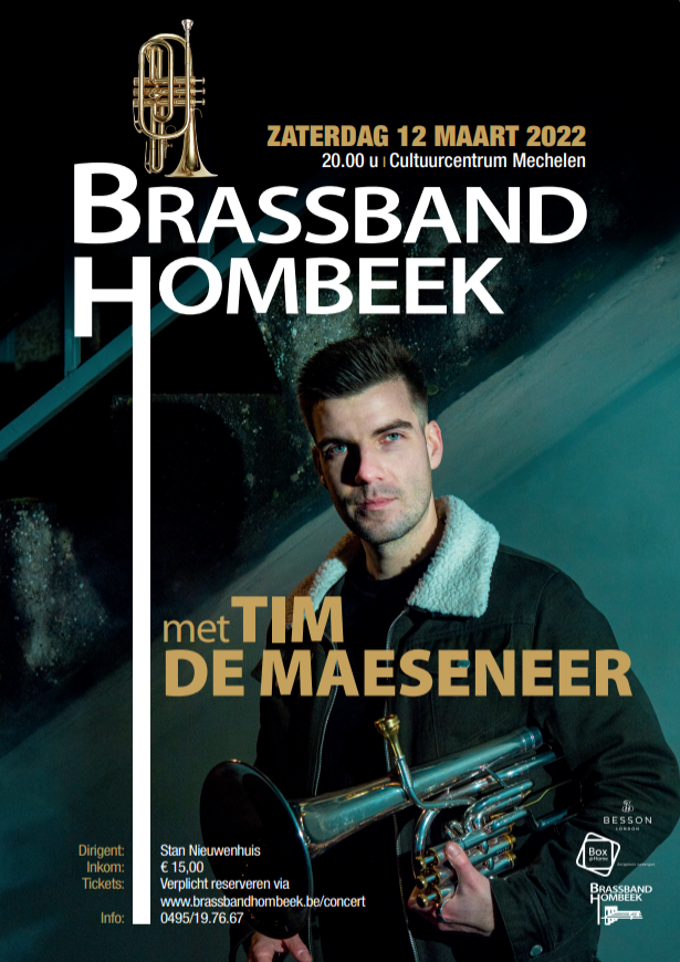 poster concert met Tim De Maeseneer